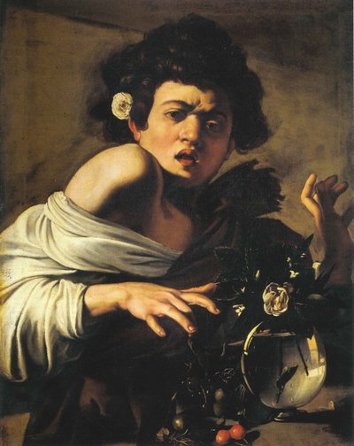 Boy Bitten by a Lizard by Michelangelo Merisi Caravaggio